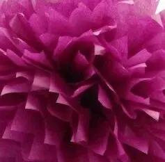 Pompom de Papel Artificial de 20cm para Decoração de Festas, Casamentos e Páscoa - Flores e Bolas Decorativas para Casa