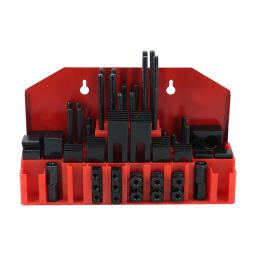 M6 m8 m10 ferramenta combinação platen molde peças 58 pçs/set fresadora placa de pressão braçadeira universal grupo código ferro - Image 3
