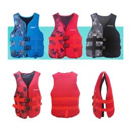 Oulylan-Jaqueta salva-vidas de neoprene para adultos e crianças, natação e pesca, colete salva-vidas feminino, mergulho, caiaque e canoagem, fato de sobrevivência - Image 4