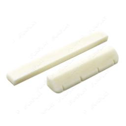 2 pçs marfim búfalo osso ponte sela porca entalhada para 4 cordas mini guitarra ukulele uke peças da guitarra - Image 6