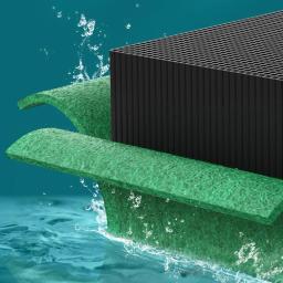 Filtro ativado do cubo do purificador de água do aquário do carbono Filtração forte super para o tanque dos peixes das lagoas do aquário - Image 2