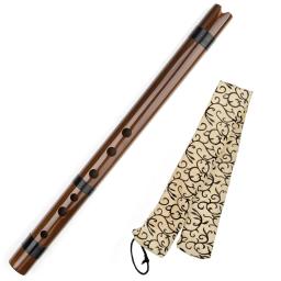Flauta Vertical Quena para instrumento de sopro, tecla G, marrom, instrumento musical indiano, Dalbergia - Image 1
