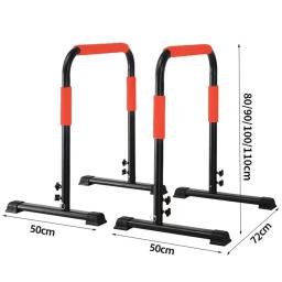 Multifuncional Ginástica Stand Station, Heavy Duty Barras Paralelas, Altura Ajustável, Haltere para Exercício e Calistenia - Image 6