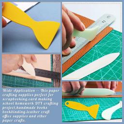 IMZAY-Bone Folders Crease Makers, Ferramenta de Pontuação, Papel Creaser para Fazer Artesanato, Quilting, Leathercraft, encadernação, 3 pcs, 4 pcs, 6 pcs - Image 6