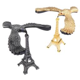 Torre eiffel com gravidade equilibrada águia liga modelo casa escritório mesa decoração tricolor estatuetas em miniatura - Image 2