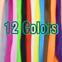 MNFT-Fibras Duráveis Streamers, Materiais de Amarração Sintéticos, Fibra Dura para Deceivers, 12 Cores Opcionais, 30cm - Image 2