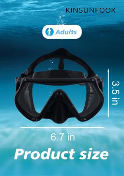 Máscara de mergulho com snorkel Máscara de mergulho antiembaçante para crianças Máscara de natação Máscara de mergulho com snorkel de silicone à prova d'água Máscara de natação infantil - Image 6
