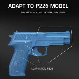 Leve Kydex coldre tático, P226-SIG Militar, Paintball, Airsoft, Coldres Pisto - Image 5
