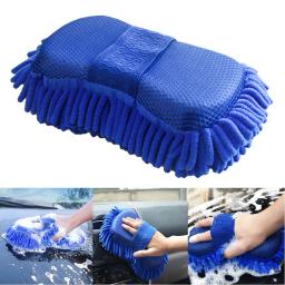 Escova De Lavagem De Carro De Microfibra De Chenille Soft, Esponja De Lavagem De Carro, Limpeza do corpo, Absorção de água, Lavadora Detalhada - Image 1