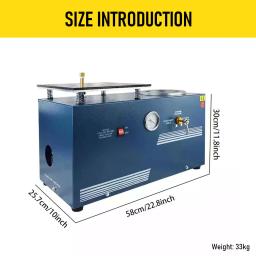 2l jóias perdeu cera molde 1/2 hp com bomba de vácuo fundição para fundição de jóias máquina investida frascos e moldes ferramenta - Image 2