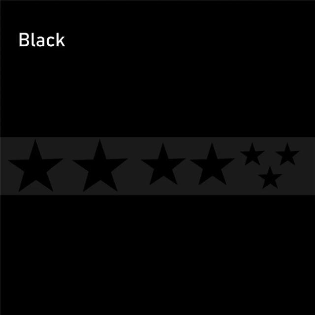 Adesivos Reflexivos de Estrelas Fluorescentes para Roda e Quadro de MTB e Motocicleta, Acessórios Decorativos e Protetores