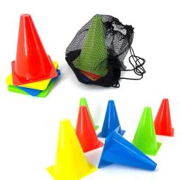 5pcs18cm sinal balde 6 Polegada barreira futebol estrada plana treinamento cone rolo pilha springback marcação copo símbolo acessórios esportivos - Image 1