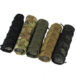 Outdoor Tactical Airsoft Suppressor Cover, Silencer pano protetor, Painel de ferramentas, Muffler Case, Bolsa Bag, Hunting Tube Gear, 18cm - Image 3