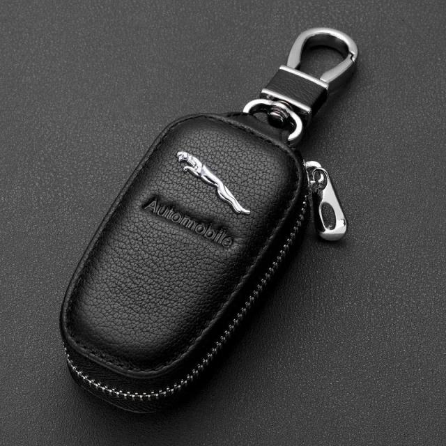 Estojo elegante para chaves de carro Jaguar XJ, XF, F-Pace e mais - Presente perfeito para homens e mulheres