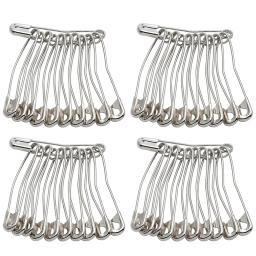 50Pcs Pinos de Níquel-Banhado Pinos de Aço De Segurança Curvo Costura Crafting Suprimentos 3 Tamanhos Prata Bent Alfinetes De Segurança para Quilting Tricô - Image 3