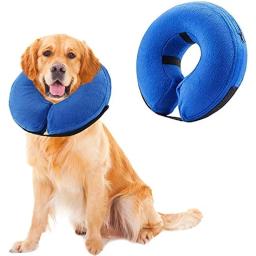 Coleira Inflável Protetora, Colar de Recuperação, Cones para Pet após cirurgia, Cone macio para cães pequenos, médios ou grandes, Gatos - Image 1
