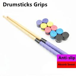 Envoltório de fita de tambor, Punhos de baqueta antiderrapante, Suor de percussão tambor Absorvido Grip Absorb Sweat - Image 3