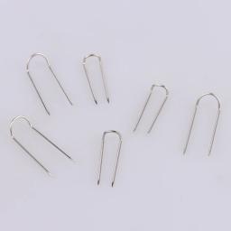 U-Pin Prata para Exibição de Jóias, Agulha De Costura, Quilt Applique, Alfinetes De Costura, Acessórios De Costura, 50Pcs - Image 5