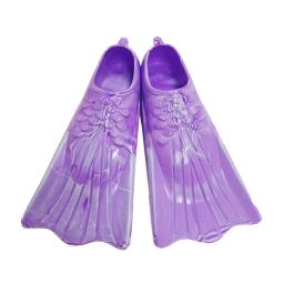 Silicone colorido nadadeiras curtas natação para adultos e crianças, Split Mermaid Flippers, leve mergulho suprimentos, Freestyle Swim Gear - Image 5