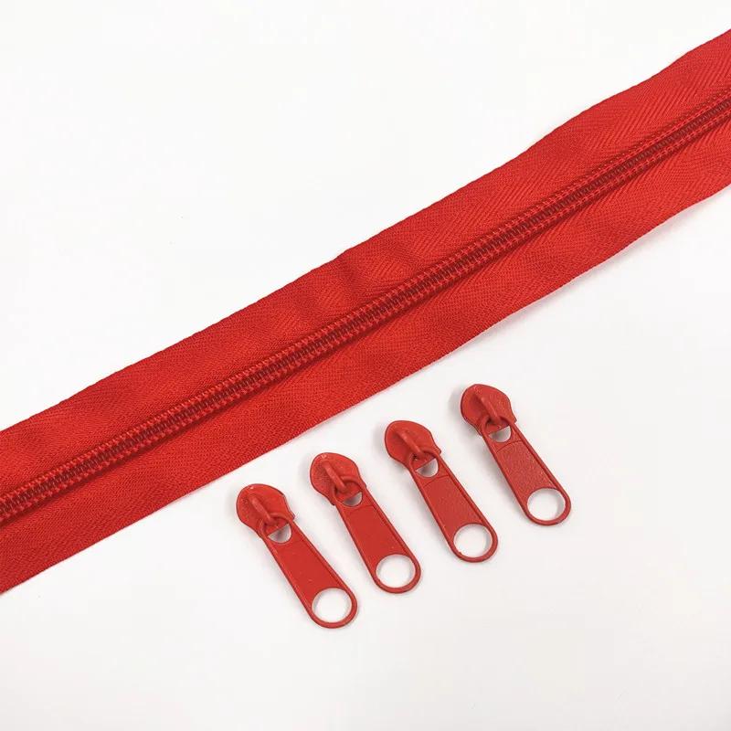 Longo Nylon Zíperes Rolls, Slider Zipper, Acessórios de Costura, Alfaiate, 2 m, 4 m, 6 Pcs, 10 Pcs, 5 m, 8 m, 10 m, 20 Pcs, 1 m, 2 m, 3 m, 5 m, 8 m, 10 m - Image 1