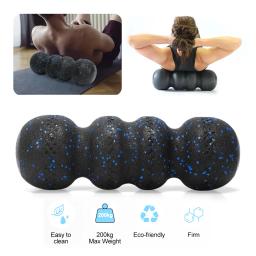 Rolo de espuma EPP para massagem nas costas e pescoço, bolas de amendoim, alta densidade, recuperação muscular, tecido profundo, fitness, aliviar a dor, ioga, 45cm - Image 1