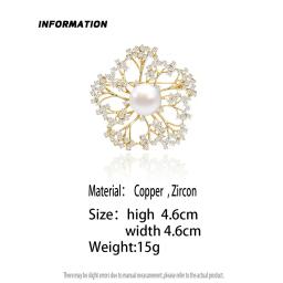Broche Flor para Mulher, Alfinetes de Lapela, Acessórios de Jóias, Roupas, Presentes de Ano Novo, Alta Qualidade, Moda - Image 6