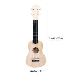 1 conjunto diy kit de material ukulele artesanal diy kit montagem ukulele criativo diy pintura a cores instrumento musical kit ukuleles - Image 2