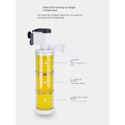 Sobo filtro para aquário tanque de peixes bomba de filtro três em um filtros acessórios aquáticas suprimentos para animais de estimação produtos jardim para casa - Image 5