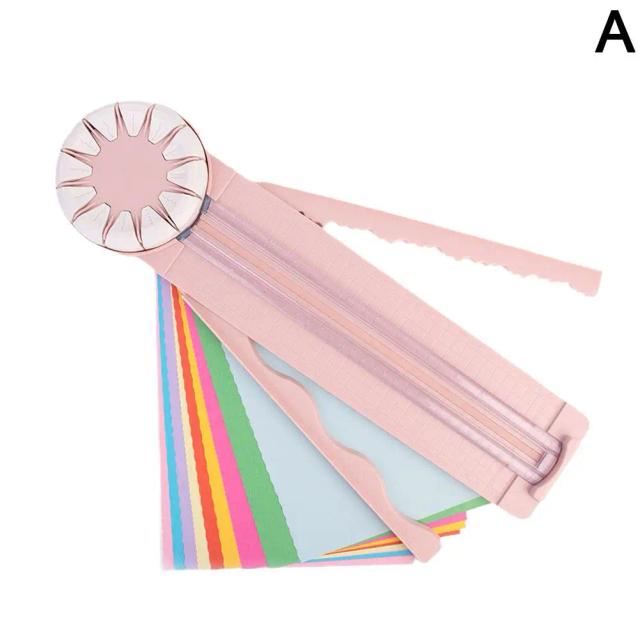 Cortador de Papel Artesanal Multifuncional 12 em 1 com Giro de 360 Graus para Cortes Manuais - Lançamento 2022