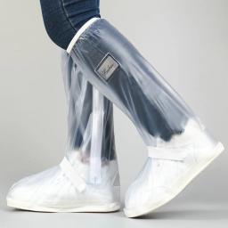 Motociclista Rain Boot Motocicleta Sapatos impermeáveis e dias chuvosos Respirável e confortável chuva neve antiderrapante portátil tipo de toldagem - Image 4