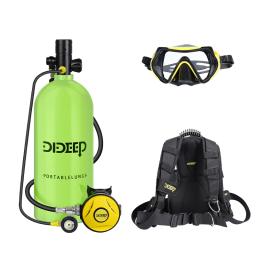 DIDEEP-Equipamento de Mergulho e Snorkeling, Kit Cilindro Oxigênio, Respirador, Mergulho, Snorkeling, 3L, X6000 - Image 3