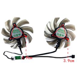 Novo para pny geforce gtx1060 1070ti v2 ventilador de substituição da placa gráfica ga91s2u - Image 3