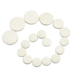 Clarinete branco Som Hole Pads, Treble Drop, Tuning Hole Pad, Material de Reparação, Conjunto de Acessórios, Bb Branco, 17 Pcs - Image 2