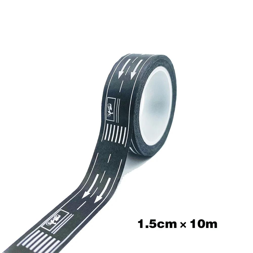 Road Railway Train Paper Tape, Criativo DIY, Estrada, Removível, Track Road for Kids, Corrida, Decoração de Festa de Aniversário, Gift Toys, 5m, 10m - Image 1