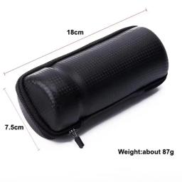 Saco de armazenamento de bicicleta portátil saco de ferramentas padrão de carbono saco de casca dura multi-compartimento de armazenamento de bicicleta rack de água acessórios - Image 5