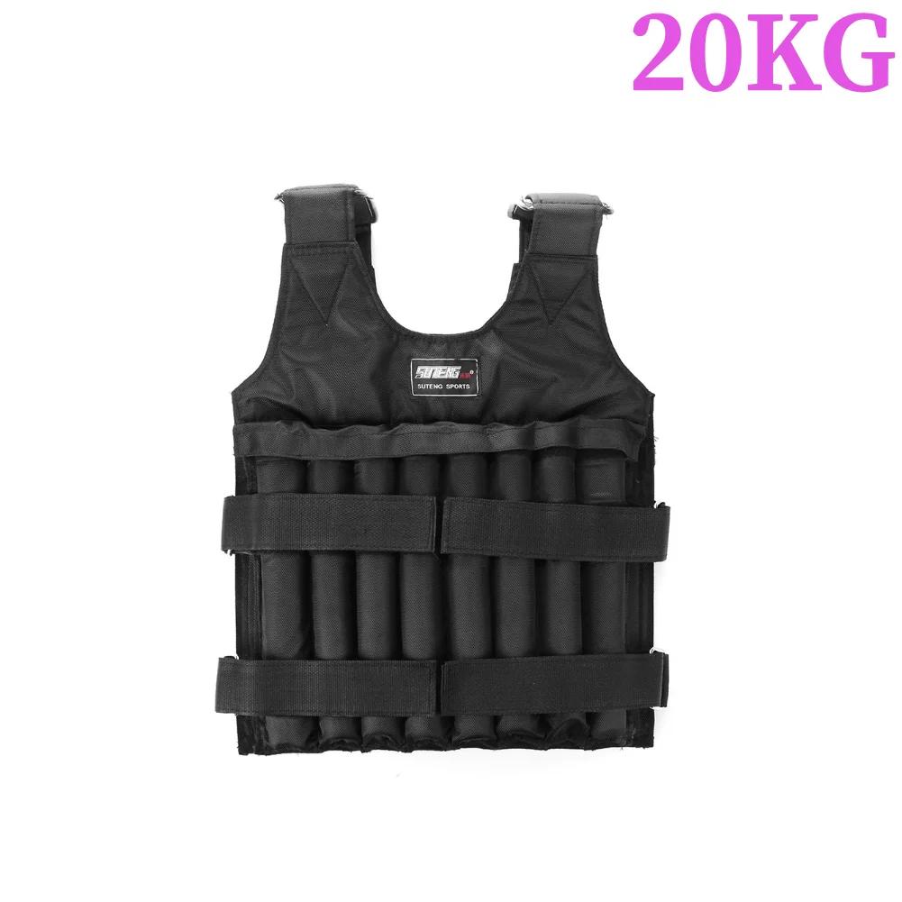 Colete ajustável do treinamento do peso, carga durável, ponderada, força, correndo, aptidão, 3 kg, 15 kg, 20 kg, 50kg - Image 1