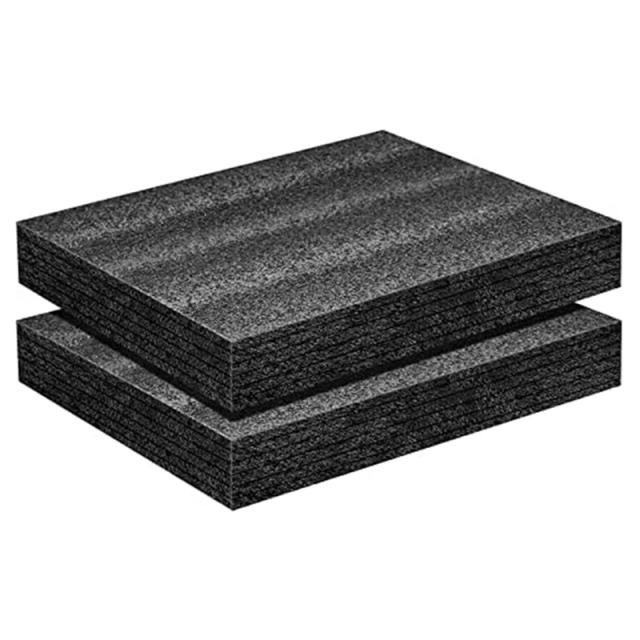 Espuma de Polietileno para Artesanato - Almofada Macia 16x12x2 Polegadas, Pacote com 2 Peças