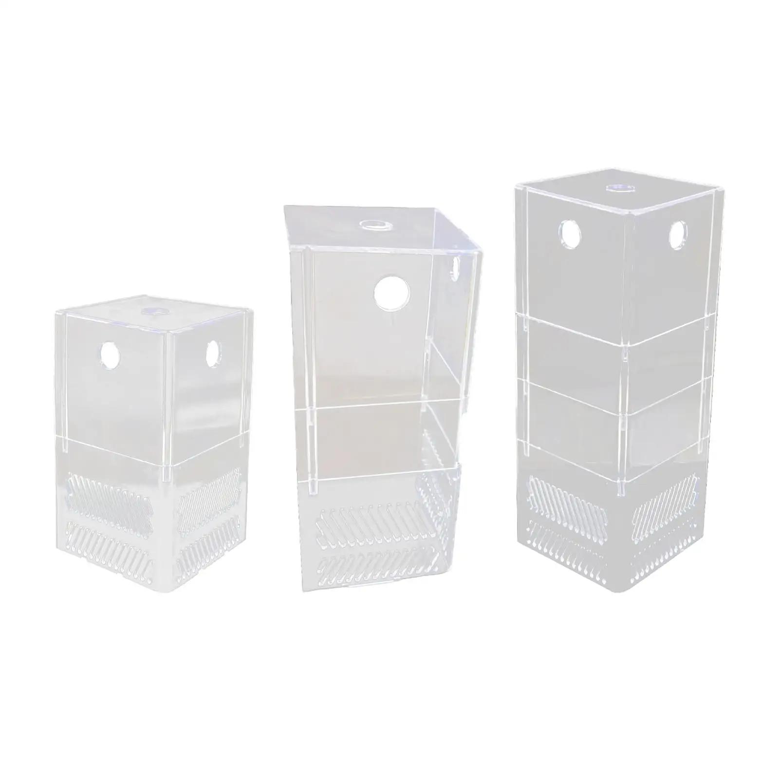 Aquário acrílico tanque filtro caixa, destacável canto transparente defletor, caixa de transbordamento, aquário decoração acessório - Image 1