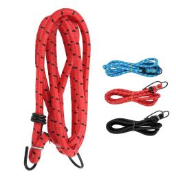 Cabos elásticos com ganchos Cabos Bungie de borracha Correias para bicicleta Suporte de bagagem Correias de acampamento - Image 2