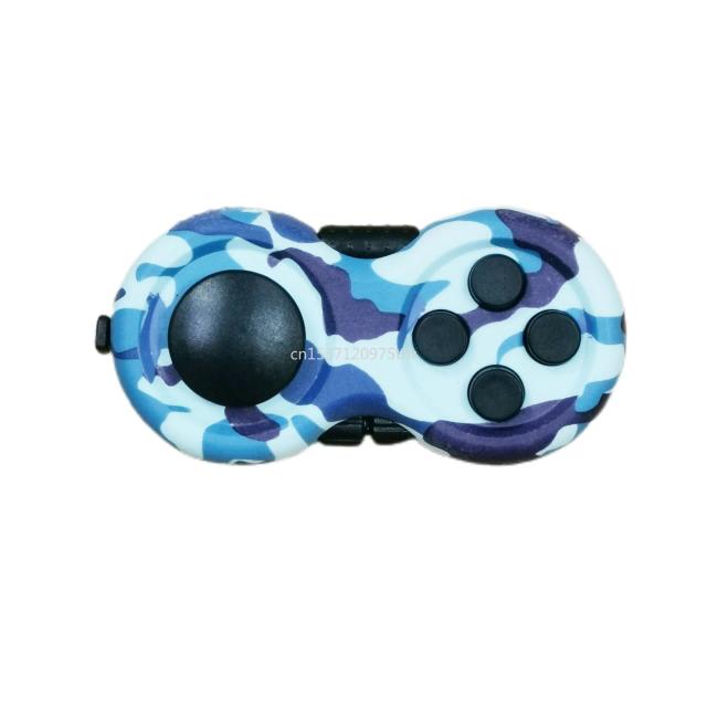 Fidget Pad Multifuncional: 8 Funções para Alívio do Estresse e Ansiedade com Controle Interativo e Brinquedo Cube