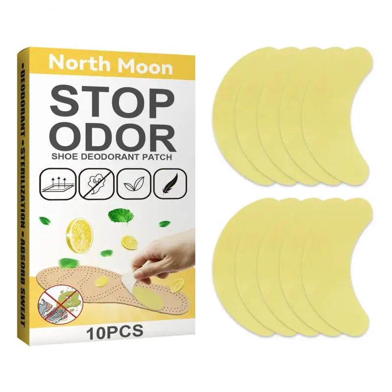 Patch Desodorante Antibacteriano para Sapatos, Palmilha Calmante Adesivos, Antitranspirante Antibacteriano, Cuidado com os pés do atleta de limão - Image 1