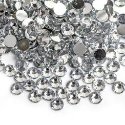 Enfeites de strass de gelatina branca de resina para artesanato, copos, pedras decorativas com parte traseira lisa, pedra preciosa sem correção quente 2 3 4 5 6mm - Image 3