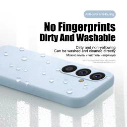 Caixa líquida luxuosa do silicone para o Samsung Galaxy, tampa à prova de choque, galáxia A55, A54, A25, A15, A14, A53, A33, A23, A13, A52, A32, A51, A71, A73, a52S, A41 - Image 3