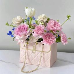 Caixas De Presente Para Arranjos De Flores, Caixas De Flores, Caixa De Saquinho Para Flores, Papel De Embrulho, Embalagem Rosa - Image 4