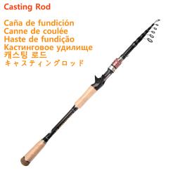 Vara de pesca de 11 libras, vara de isca telescópica de fibra de carbono, vara de pesca portátil de truta de carpa baixo, hastes de fundição giratórias ultraleves M - Image 6