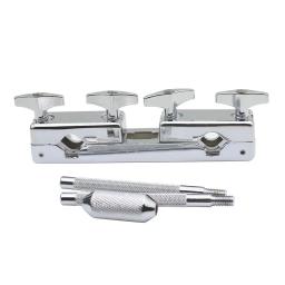 Kit de Bateria com Metal Connecting Clamp, Suporte Universal, Suporte para Rod, Percussão Tambor, Cowbell, Acessórios para Instrumentos Musicais - Image 1