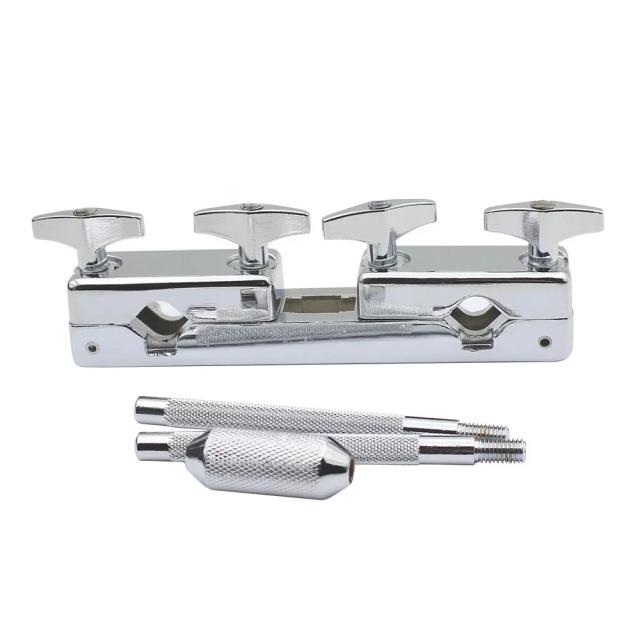 Kit Completo de Bateria com Grampo Metálico, Suporte Universal e Acessórios para Percussão e Tambor