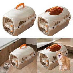 Pet Kennel Transport Box, gaiola para gatos, suprimentos pequenos para animais - Image 3