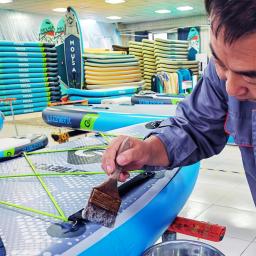 Inflável stand-up paddleboard para pesca, prancha de surf, remo X5, 2 pessoas, popular, atacado - Image 2
