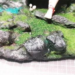 DIY artificial microscene trem ferrovia modelo terreno pó construção jogo paisagem passatempo modelo materiais - Image 6